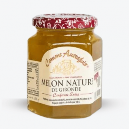 Confiture Melon Nature - Comme Autrefois - Etiquette