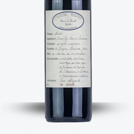 Balthazar Château Martet Réserve de Famille 2019 - Etiquette