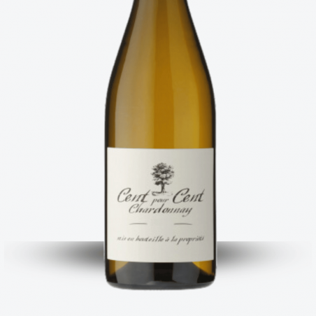 Cent pour Cent Chardonnay 2023 - Domaine du Peyra - Etiquette