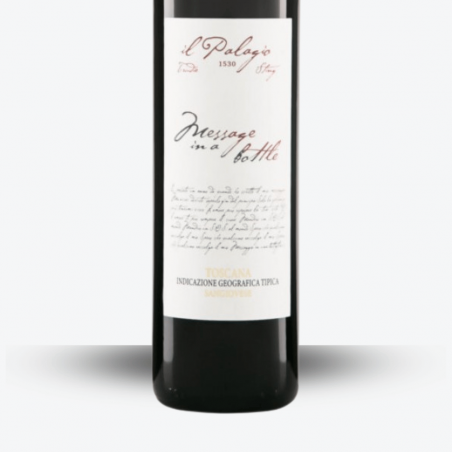 Message in a Bottle Rouge 2022 - Domaine Il Palagio - Etiquette