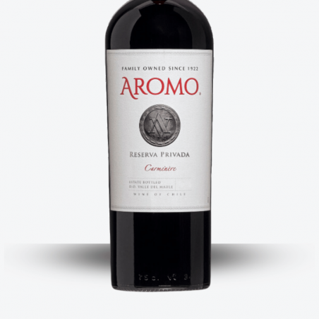 Aromo Reserva Privada Carmenere 2022 - Etiquette