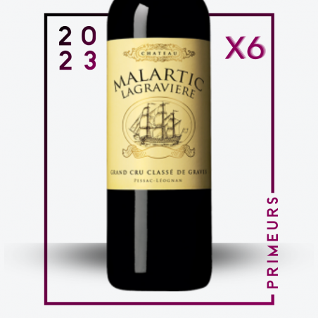 Primeurs - Château Malartic-Lagravière 2023 - Etiquette