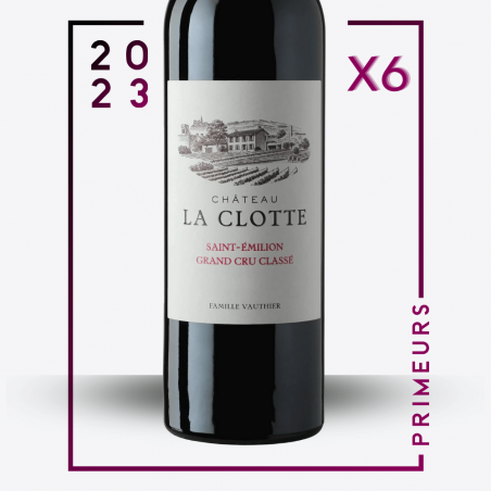 Primeurs - Château La Clotte 2023 - Etiquette