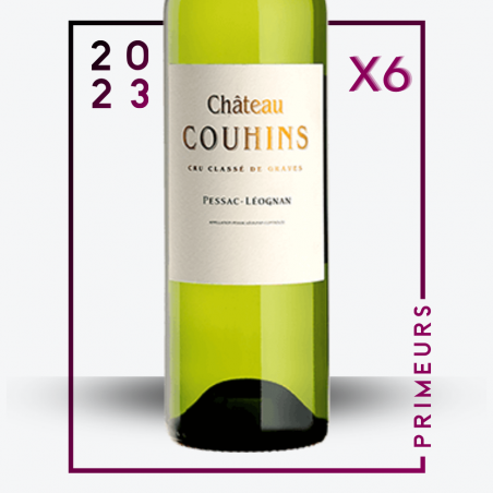 Primeurs - Château Couhins Blanc 2023 - Etiquette