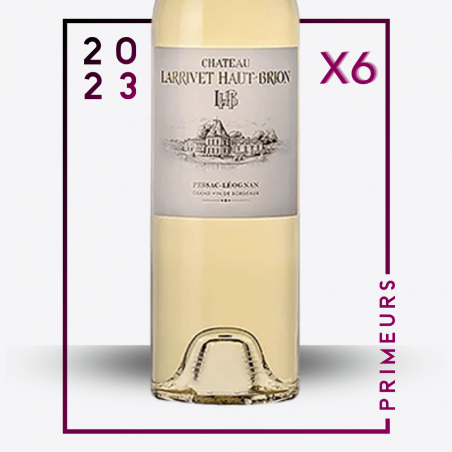 Primeurs - Château Larrivet Haut-Brion Blanc 2023 - Etiquette