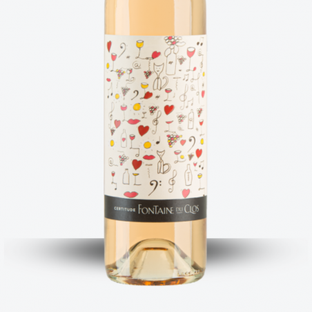 Certitude Rosé 2023 - Domaine Fontaine du Clos - Etiquette