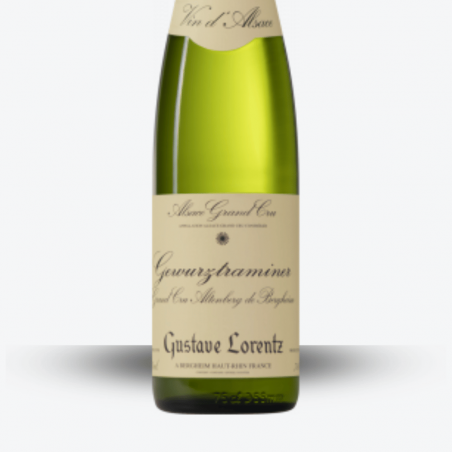 Gewurztraminer Grand Cru Altenberg de Bergheim 2016 - Gustave Lorentz - Étiquette abîmée Etiquette