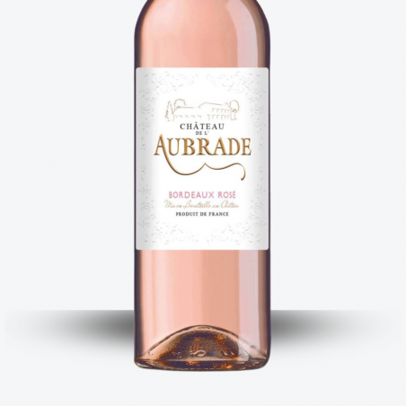 Château de l'Aubrade Rosé 2023 - Etiquette