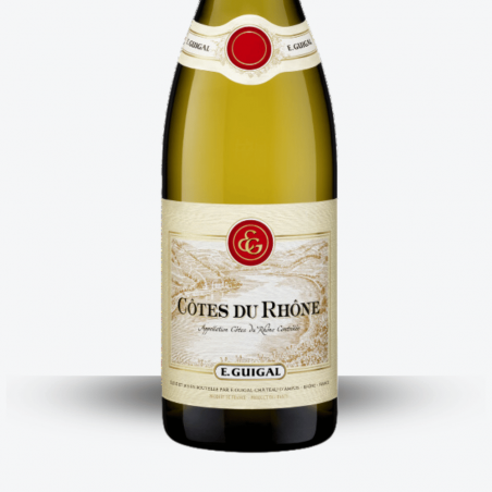 E.Guigal Côtes-du-Rhône Blanc 2023 - Etiquette