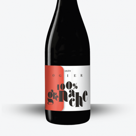 100% Grenache 2023 - Maison Ogier Etiquette