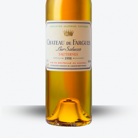 1/2 Bouteille Château de Fargues Lur-Saluces 1998 - Etiquette