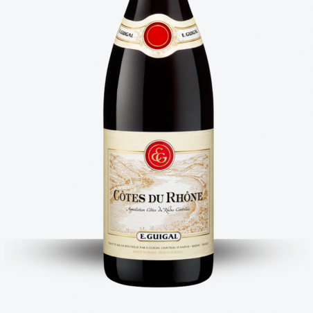 E.Guigal Côtes-du-Rhône Rouge 2020 - Etiquette