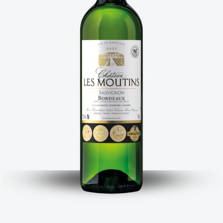 Château Les Moutins Blanc 2023 - étiquette