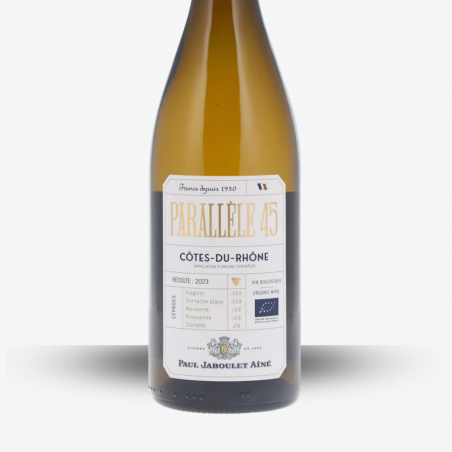 Parallèle 45 Blanc 2023 - Domaine Paul Jaboulet Aîné - Etiquette