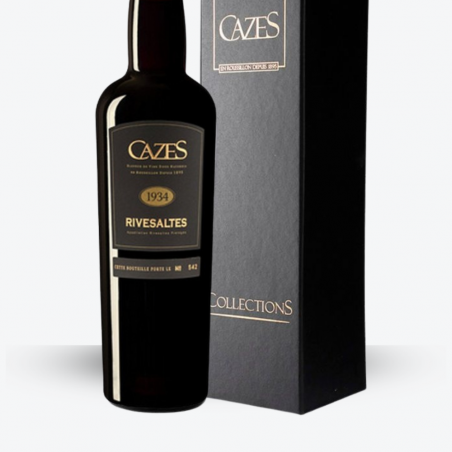 Rivesaltes 1934 - Domaine Cazes étiquette